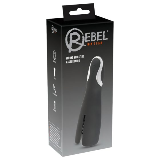 Rebel Strong - Rechargeable Acorn Vibrator (Black)
