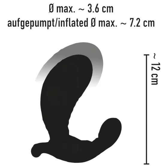 You2Toys - Black Wireless Inflatable Vibrator