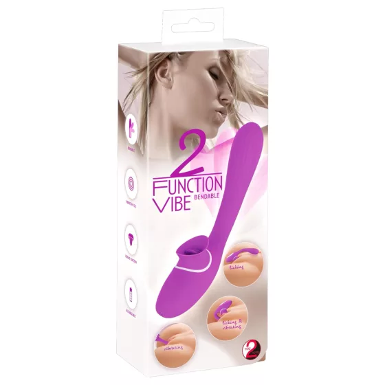 You2Toys Dual Delight Rechargeable 2in1 Vibrator (Purple)