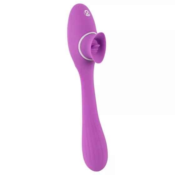 You2Toys Dual Delight Rechargeable 2in1 Vibrator (Purple)