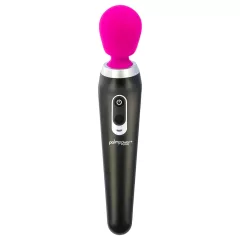  PalmPower Extreme Wand - Rechargeable Massager Vibrator (Pink-Black) 