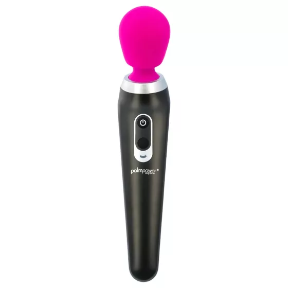 PalmPower Extreme Wand - Rechargeable Massager Vibrator (Pink-Black) 