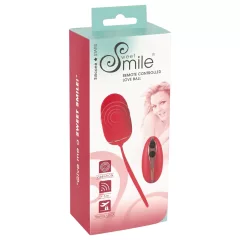 SMILE Love Ball - Rechargeable Wireless Vibrating Egg (Red)