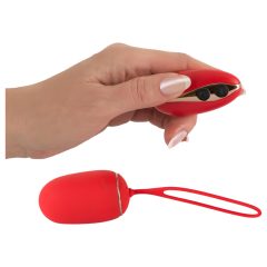 SMILE Love Ball - Rechargeable Wireless Vibrating Egg (Red)