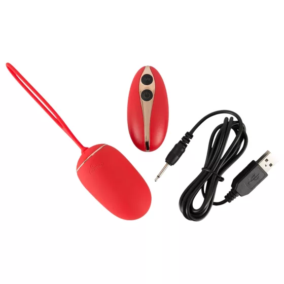 SMILE Love Ball - Rechargeable Wireless Vibrating Egg (Red)