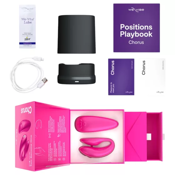 We-Vibe Chorus - Rechargeable Smart Couple's Vibrator (Pink)