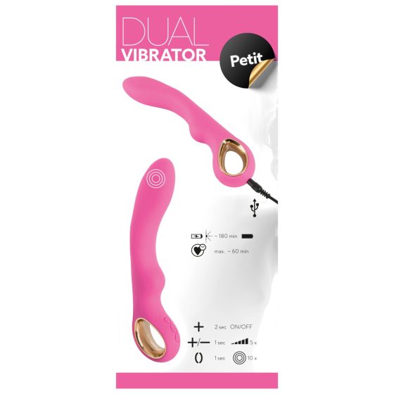 You2Toys - Dual Petit - Rechargeable 2-Motor Vibrator (Pink)