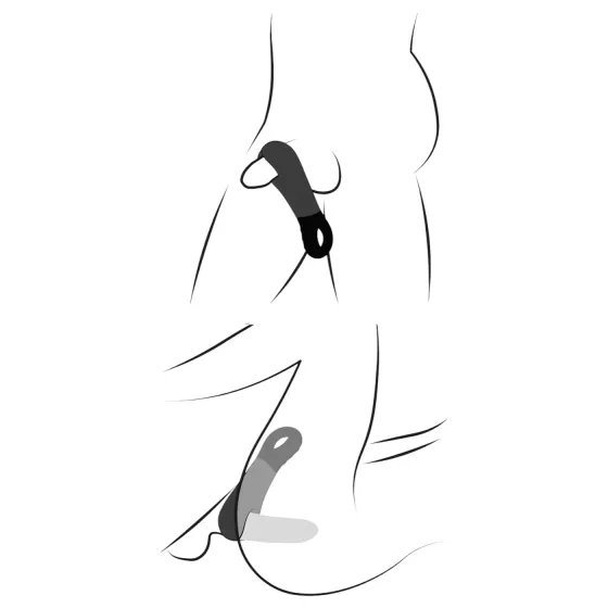 Fun Factory Manta - glans vibrator (black)