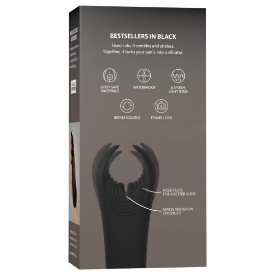 Fun Factory Manta - Black Glans Vibrator
