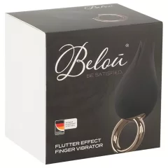 Belou - Rechargeable Waterproof Clitoral Vibrator (Black)