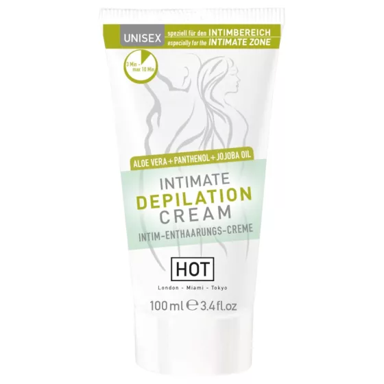 HOT Intimate - Hair Removal Cream with Spatula (100ml)