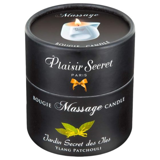 Plaisirs Secrets Ylang Patchouli - Massage Candle (80ml)