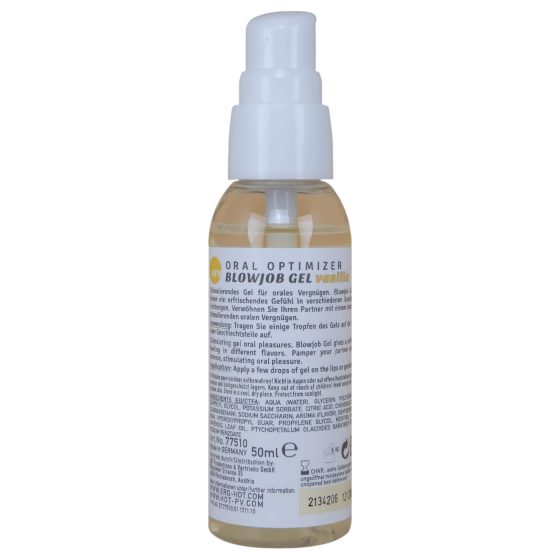 Vanilla Flavored Oral Pleasure Gel (50ml)