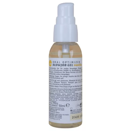 Vanilla Flavored Oral Pleasure Gel (50ml)