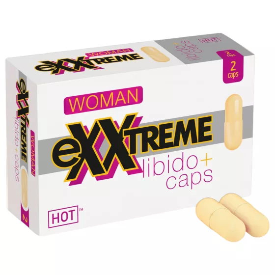 Hot Exxtreme Libido Supplement Capsules for Women (2 Pack)