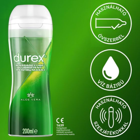 Durex Play 2in1 Massage Oil with Aloe Vera (200ml)