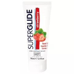 HOT Superglide Strawberry Edible Lubricant (75ml)