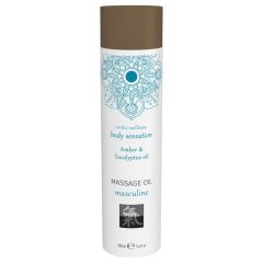   Shiatsu Masculine Massage Oil - Amber & Eucalyptus Scent (100ml)