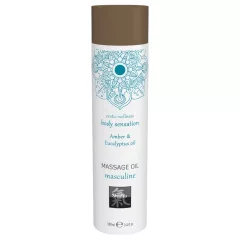   Shiatsu Masculine Massage Oil - Amber & Eucalyptus Scent (100ml)