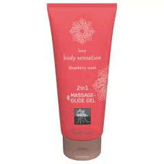 Shiatsu 2in1 Strawberry Massage Gel Lubricant (200ml)