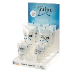 Just Glide Water-based lubricants Display - 8 pcs