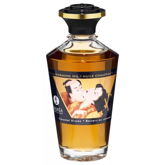 Shunga Warming Massage Oil - Caramel (100ml)