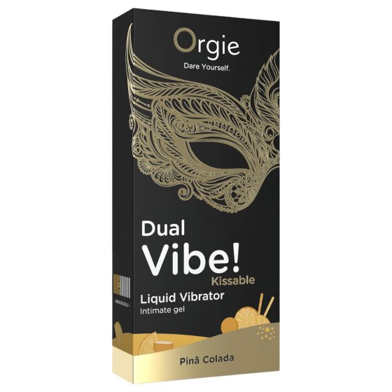 Orgie Dual Vibe! - Liquid Vibrator - Pinã Colada (15ml)