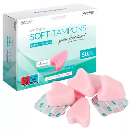 JoyDivision Soft-Tampons - string-free soft tampons (50 pcs)