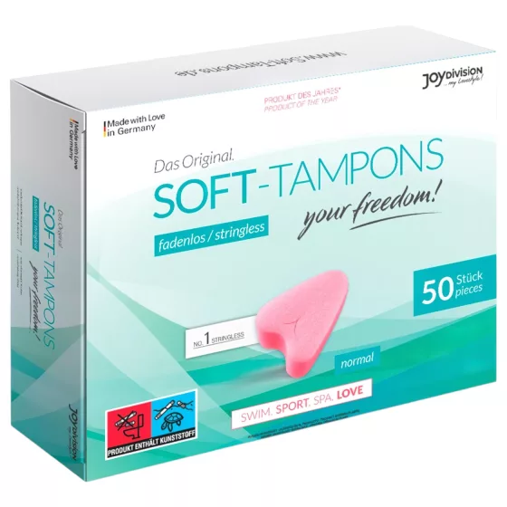 JoyDivision Soft-Tampons - string-free soft tampons (50 pcs)