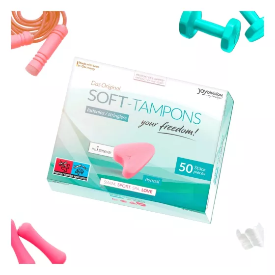 JoyDivision Soft-Tampons - string-free soft tampons (50 pcs)