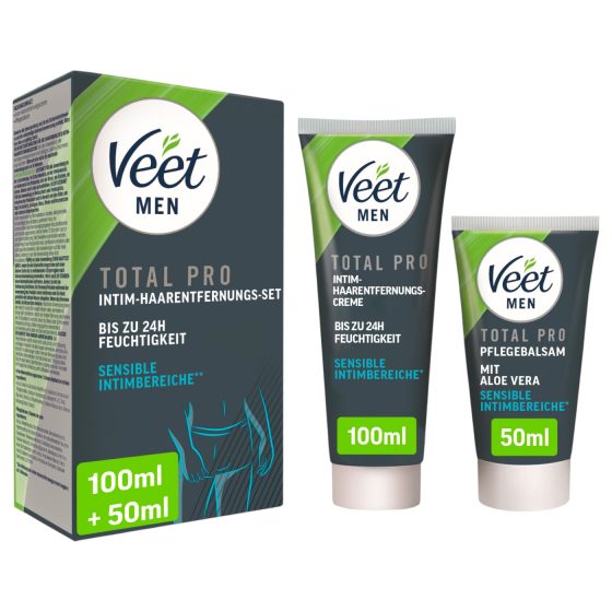 Veet - intimate hair removal cream & nourishing balm for men