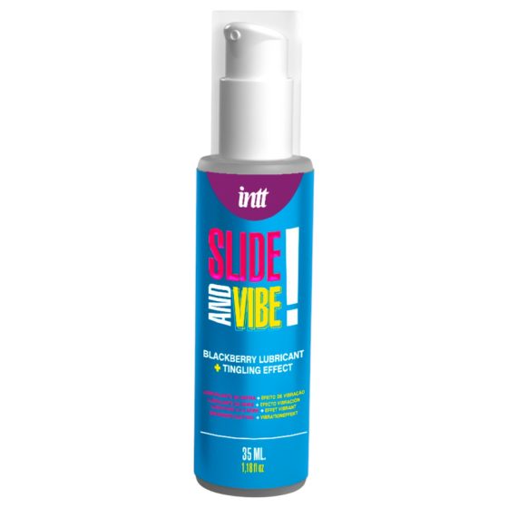 Intt - edible, tingling intimate lubricant gel - blackberry (35ml)