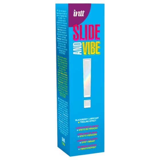 Intt - edible, tingling intimate lubricant gel - blackberry (35ml)