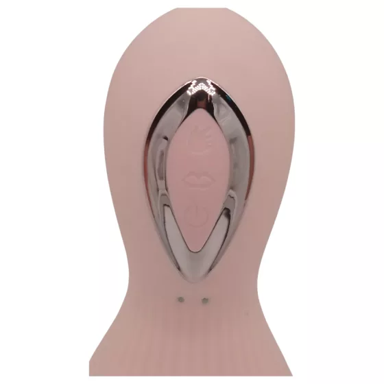 Lonely - Waterproof Pink Suction & Licking Breast Vibrator, Rechargeable
