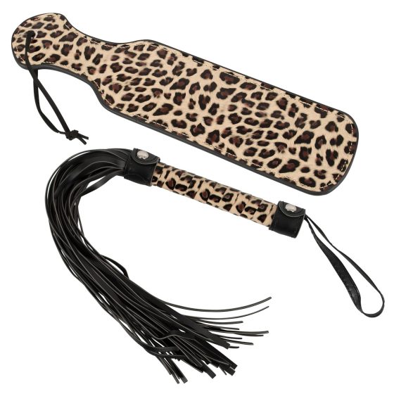 Master & Sub - Bondage Play Set (Brown-Black)