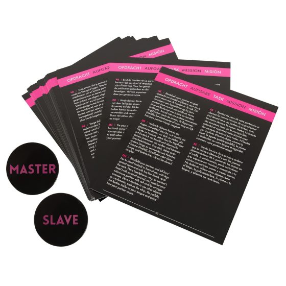 Master & Sub - Bondage Play Set (Brown-Black)