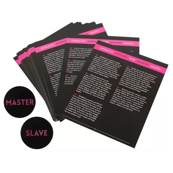 tease & please - Master & Slave - premium BDSM adventure set for couples (13‑piece)