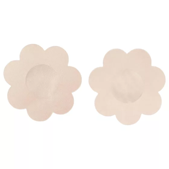 Cottelli Flower Nipple Covers - Nude (Pack of 12)
