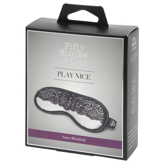 Fifty Shades of Grey - Satin Eye Mask (Silver)