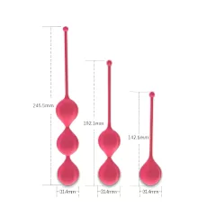 Cotoxo Belle - 3-Piece Red Kegel Ball Set