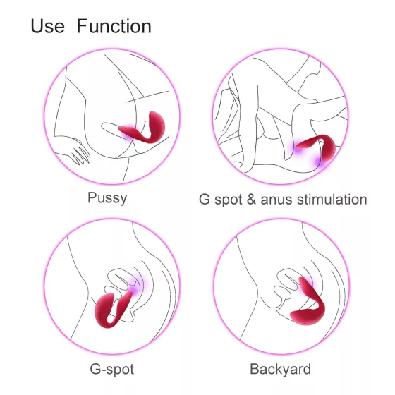 Cotoxo Cupid 2 - Remote Control Couple's Vibrator (Red)