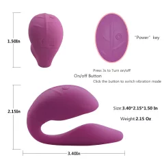   Cotoxo Cupid 2 - Remote-Controlled Couple's Vibrator (Violet)