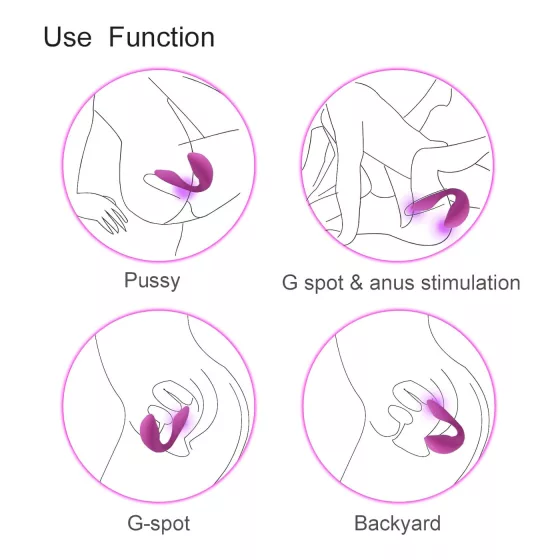 Cotoxo Cupid 2 - Remote-Controlled Couple's Vibrator (Violet)