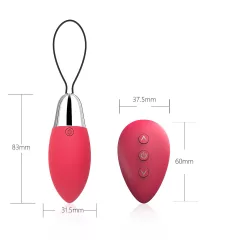  Cotoxo Fire 2 - wearable remote‑controlled vibrating egg (red)
