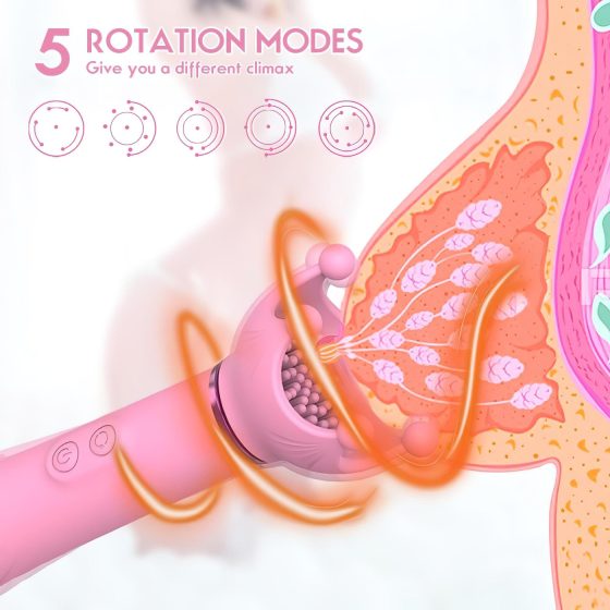 Sunfo - 2-in-1 Pink Nipple Massager