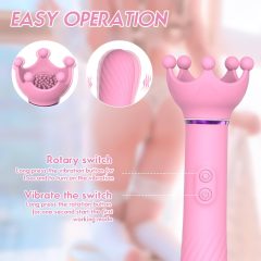 Sunfo - 2-in-1 Pink Nipple Massager