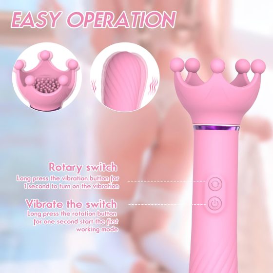 Sunfo - 2-in-1 Pink Nipple Massager