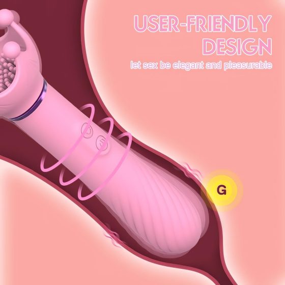Sunfo - 2-in-1 Pink Nipple Massager