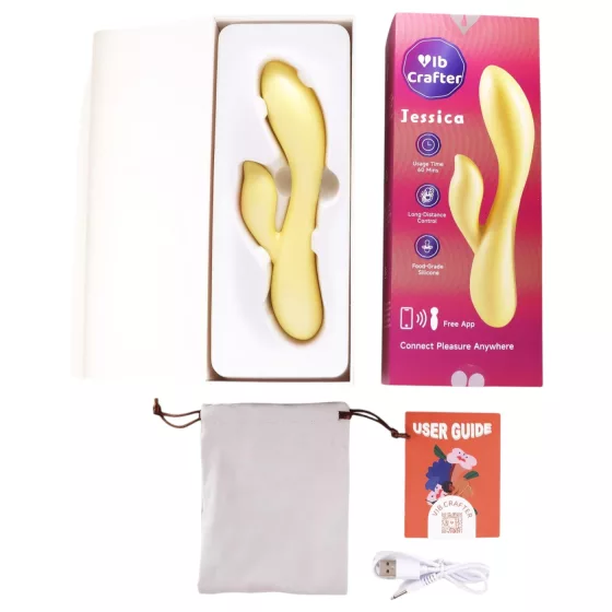 LP Jessica - Smart, Dual-Stimulation Vibrator (Yellow)