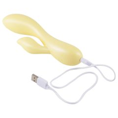   LP Jessica - Smart Vibrator with Clitoral Arm (Pastel Yellow)